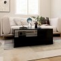 Black engineered wood coffee table 102x55x42 cm by vidaXL, Coffee table - Ref: Foro24-810918, Price: 96,87 €, Discount: %