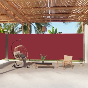 Toldo lateral retráctil rojo 220x1000 cm de vidaXL, Sombrillas - Ref: Foro24-318053, Precio: 126,99 €, Descuento: %