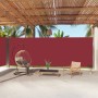 Toldo lateral retráctil rojo 220x1000 cm de vidaXL, Sombrillas - Ref: Foro24-318053, Precio: 126,09 €, Descuento: %