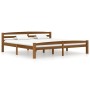 Estructura de cama madera maciza pino marrón miel 180x200 cm de vidaXL, Camas y somieres - Ref: Foro24-322080, Precio: 162,60...