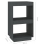 Estantería de madera maciza de pino gris 40x35x71 cm de vidaXL, Librerías y estanterías - Ref: Foro24-810841, Precio: 31,45 €...