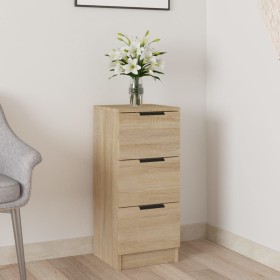 Sonoma oak plywood sideboard 30x30x70 cm by vidaXL, Sideboards - Ref: Foro24-811157, Price: 67,71 €, Discount: %