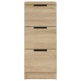 Aparador de madera contrachapada roble Sonoma 30x30x70 cm de vidaXL, Aparadores - Ref: Foro24-811157, Precio: 58,50 €, Descue...