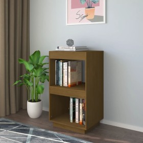 Solid honey brown pine wood shelf 40x35x71 cm by vidaXL, Bookcases and shelves - Ref: Foro24-810842, Price: 36,99 €, Discount: %