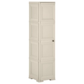 Vanila Ice wooden design plastic wardrobe 40x43x164 cm by vidaXL, Lockers and storage cabinets - Ref: Foro24-340599, Price: 1...