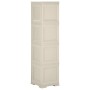 Vanila Ice wooden design plastic wardrobe 40x43x164 cm by vidaXL, Lockers and storage cabinets - Ref: Foro24-340599, Price: 1...