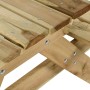 Picnic table with benches 220x122x72 cm impregnated pine wood by vidaXL, Garden tables - Ref: Foro24-318399, Price: 318,19 €,...