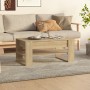 Sonoma oak plywood coffee table 102x55x45 cm by vidaXL, Coffee table - Ref: Foro24-810902, Price: 65,59 €, Discount: %