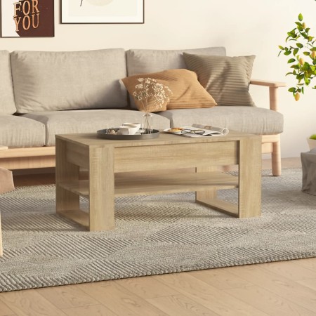 Couchtisch aus Sonoma-Eichensperrholz, 102 x 55 x 45 cm von vidaXL, Couchtisch - Ref: Foro24-810902, Preis: 65,59 €, Rabatt: %