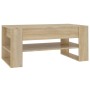 Sonoma oak plywood coffee table 102x55x45 cm by vidaXL, Coffee table - Ref: Foro24-810902, Price: 65,59 €, Discount: %