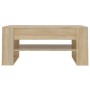 Sonoma oak plywood coffee table 102x55x45 cm by vidaXL, Coffee table - Ref: Foro24-810902, Price: 65,59 €, Discount: %