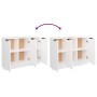 White plywood sideboard 90.5x30x70 cm by vidaXL, Sideboards - Ref: Foro24-811187, Price: 76,13 €, Discount: %