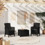 Garden armchairs 2 units with PP rattan cushions in graphite color by vidaXL, Garden chairs - Ref: Foro24-318229, Price: 157,...