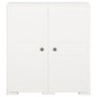 White angora wood design plastic wardrobe 79x43x85.5 cm by vidaXL, Lockers and storage cabinets - Ref: Foro24-340596, Price: ...