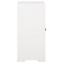 White angora wood design plastic wardrobe 79x43x85.5 cm by vidaXL, Lockers and storage cabinets - Ref: Foro24-340596, Price: ...