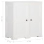 White angora wood design plastic wardrobe 79x43x85.5 cm by vidaXL, Lockers and storage cabinets - Ref: Foro24-340596, Price: ...