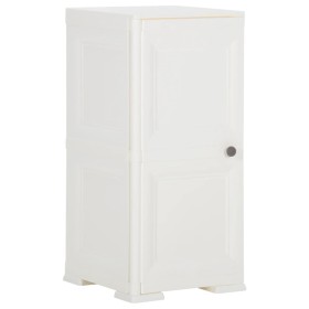 White angora wood design plastic wardrobe 40x43x85.5 cm by vidaXL, Lockers and storage cabinets - Ref: Foro24-340608, Price: ...