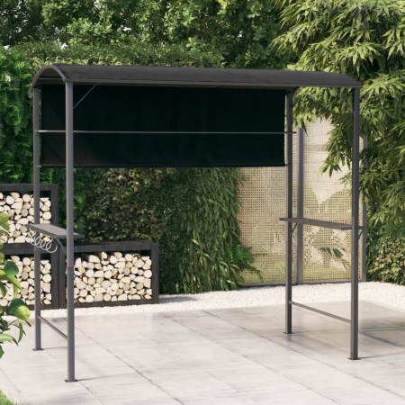 Cenador con tejado gris antracita 220x110x200 cm de vidaXL, Carpas y cenadores - Ref: Foro24-318533, Precio: 205,18 €, Descue...