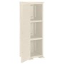 Vanila Ice wooden design plastic wardrobe 40x43x125 cm by vidaXL, Lockers and storage cabinets - Ref: Foro24-340603, Price: 1...