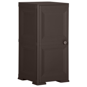 Plastic wardrobe brown wood design 40x43x85.5 cm by vidaXL, Lockers and storage cabinets - Ref: Foro24-340610, Price: 101,99 ...