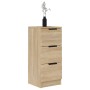 Aparadores 2 uds madera contrachapada roble Sonoma 30x30x70 cm de vidaXL, Aparadores - Ref: Foro24-811158, Precio: 105,71 €, ...