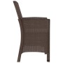 Sillón de jardín con cojín ratán PP marrón de vidaXL, Sillas de jardín - Ref: Foro24-318225, Precio: 87,41 €, Descuento: %