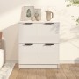 Glossy white plywood sideboard 60x30x70 cm by vidaXL, Sideboards - Ref: Foro24-811103, Price: 71,99 €, Discount: %