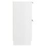 Glossy white plywood sideboard 60x30x70 cm by vidaXL, Sideboards - Ref: Foro24-811103, Price: 71,99 €, Discount: %