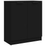 Black plywood sideboard 60x30x70 cm by vidaXL, Sideboards - Ref: Foro24-811062, Price: 53,57 €, Discount: %