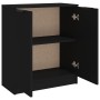 Aparador de madera contrachapada negro 60x30x70 cm de vidaXL, Aparadores - Ref: Foro24-811062, Precio: 53,57 €, Descuento: %