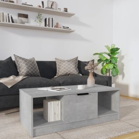 Mesa de centro madera de ingeniería gris hormigón 102x50x36 cm de vidaXL, Mesas de centro - Ref: Foro24-811353, Precio: 69,80...