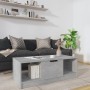 Mesa de centro madera de ingeniería gris hormigón 102x50x36 cm de vidaXL, Mesas de centro - Ref: Foro24-811353, Precio: 66,66...