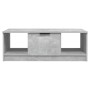 Mesa de centro madera de ingeniería gris hormigón 102x50x36 cm de vidaXL, Mesas de centro - Ref: Foro24-811353, Precio: 66,66...