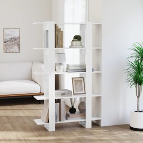 Shiny white shelf/space divider 100x30x160 cm by vidaXL, Bookcases and shelves - Ref: Foro24-811535, Price: 55,19 €, Discount: %