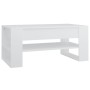 Mesa de centro madera contrachapada blanco 102x55x42 cm de vidaXL, Mesas de centro - Ref: Foro24-810899, Precio: 64,24 €, Des...