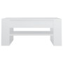 Mesa de centro madera contrachapada blanco 102x55x42 cm de vidaXL, Mesas de centro - Ref: Foro24-810899, Precio: 64,24 €, Des...