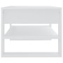 Mesa de centro madera contrachapada blanco 102x55x42 cm de vidaXL, Mesas de centro - Ref: Foro24-810899, Precio: 64,24 €, Des...