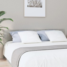 Gray plywood bed headboard 200x1.5x80 cm by vidaXL, Headboards and footboards - Ref: Foro24-811047, Price: 66,99 €, Discount: %