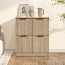 Plywood oak Sonoma color sideboard 60x30x70 cm by vidaXL, Sideboards - Ref: Foro24-811100, Price: 69,99 €, Discount: %