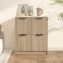 Plywood oak Sonoma color sideboard 60x30x70 cm by vidaXL, Sideboards - Ref: Foro24-811100, Price: 68,24 €, Discount: %