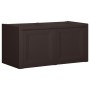 Caja de cojines marrón 85 L 86x40x42 cm de vidaXL, Cestas para almacenaje - Ref: Foro24-340614, Precio: 88,80 €, Descuento: %