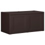 Caja de cojines marrón 85 L 86x40x42 cm de vidaXL, Cestas para almacenaje - Ref: Foro24-340614, Precio: 88,80 €, Descuento: %