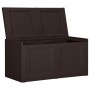 Caja de cojines marrón 85 L 86x40x42 cm de vidaXL, Cestas para almacenaje - Ref: Foro24-340614, Precio: 86,99 €, Descuento: %