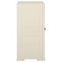 Plastic wardrobe with wood design Vanila Ice 79x43x85.5 cm by vidaXL, Lockers and storage cabinets - Ref: Foro24-340595, Pric...