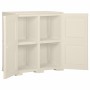 Plastic wardrobe with wood design Vanila Ice 79x43x85.5 cm by vidaXL, Lockers and storage cabinets - Ref: Foro24-340595, Pric...