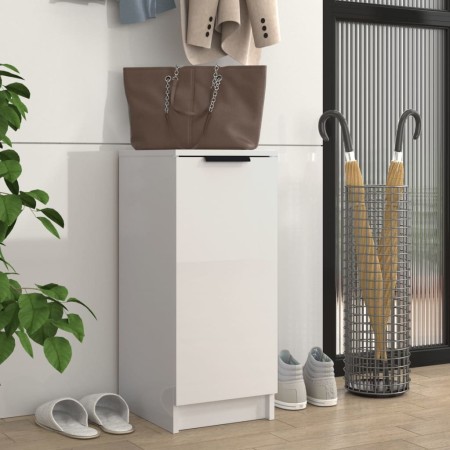 Shoe cabinet made of white glossy plywood, 30x35x70 cm by vidaXL, Shoe racks and shoe organizers - Ref: Foro24-811418, Price:...