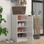 Shoe cabinet made of white glossy plywood, 30x35x70 cm by vidaXL, Shoe racks and shoe organizers - Ref: Foro24-811418, Price:...