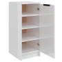 Schuhschrank aus Sperrholz weiß glänzend 30x35x70 cm von vidaXL, Schuhregale und Schuhorganisatoren - Ref: Foro24-811418, Pre...