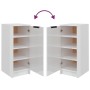 Shoe cabinet made of white glossy plywood, 30x35x70 cm by vidaXL, Shoe racks and shoe organizers - Ref: Foro24-811418, Price:...