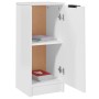 Aparador de madera contrachapada blanco brillante 30x30x70 cm de vidaXL, Aparadores - Ref: Foro24-811145, Precio: 44,99 €, De...